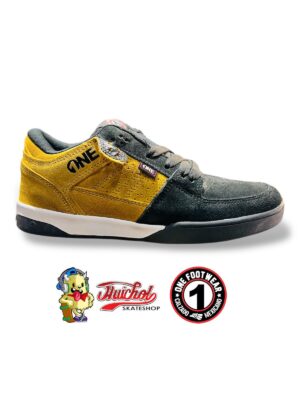 TENIS ONE FOTWEAR 411 LOW MOSTAZA NEGRO