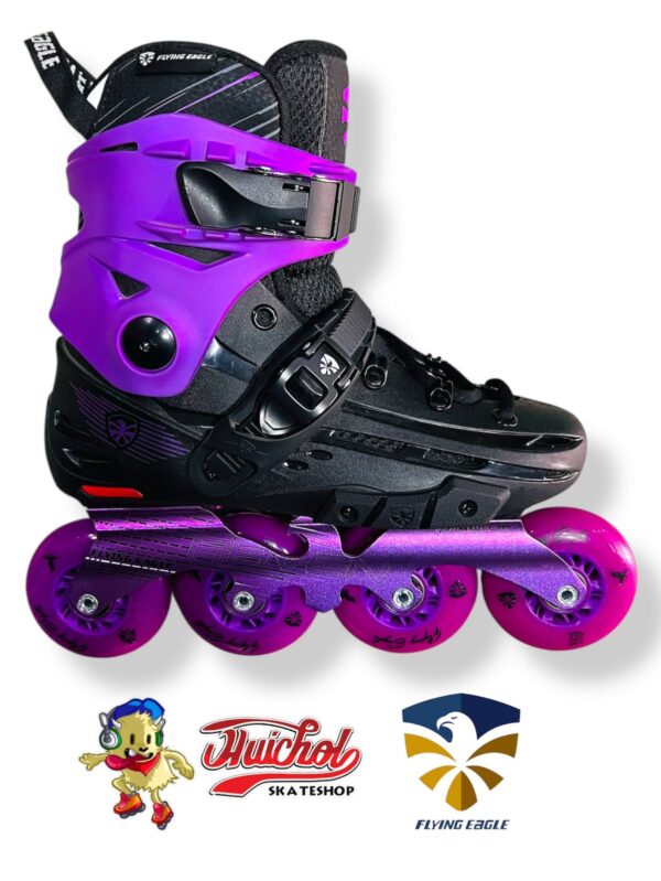 PATINES FLYING EAGLE F4S BLACK- PURPPLE