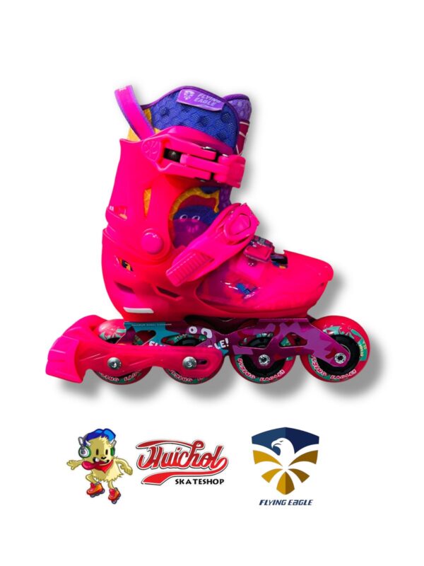 PATINES FLYING EAGLE MODELO L8 ROSA-MORADO
