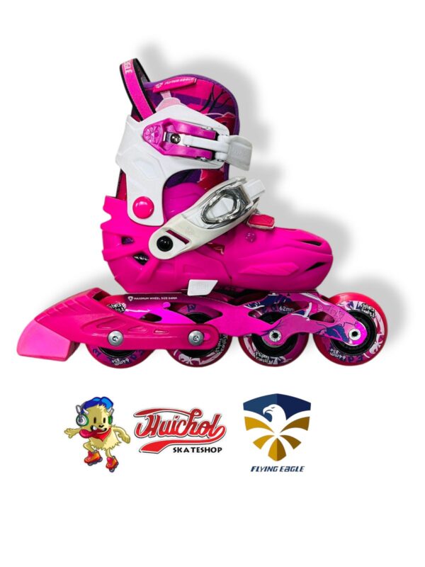 PATINES FLYING EAGLE S5S ROSA- BLANCO