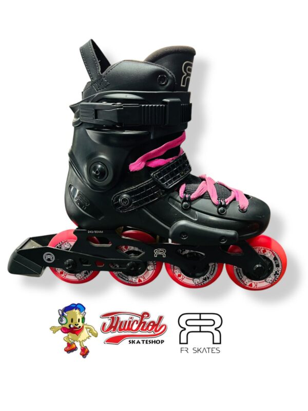 PATINES FR SKATE 80 BLACK Y PINK