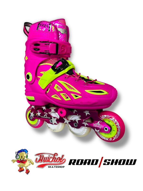 PATINES ROAD SHOW KX2S FIUDHA CON VERDE / LLANTA LED