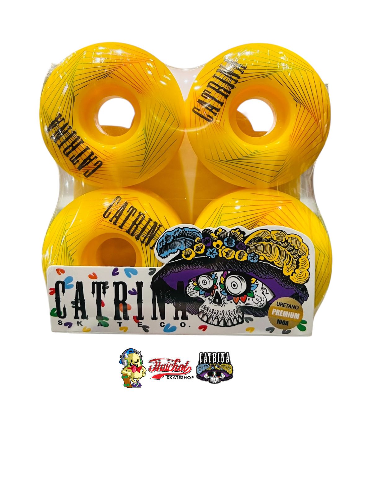 LLANTAS CATRINA CLASSIC YELLOW 52 mm