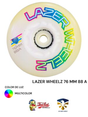 LLANTAS FLYING EAGLE FE LAZER 76 mm 88 A luz multicolor letras multicolor