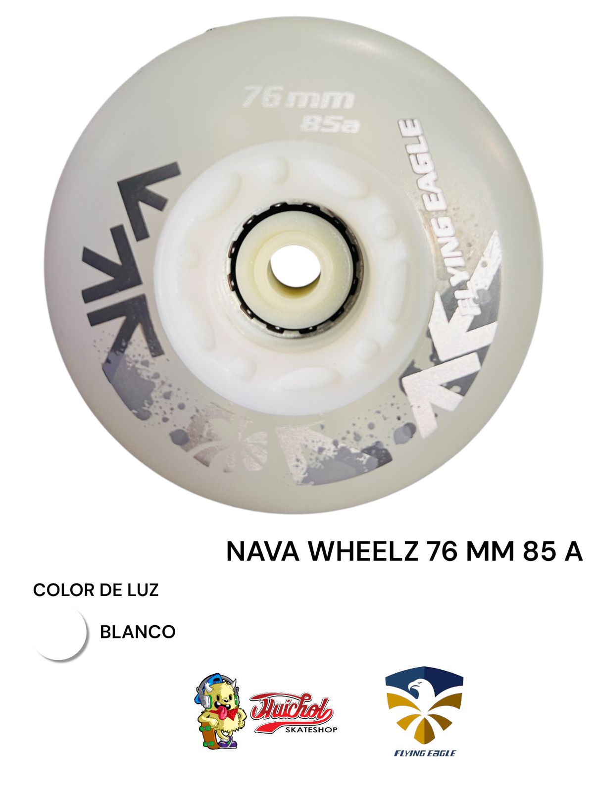 LLANTAS FLYING EAGLE NAVA 76 mm 85 A con luz blanca