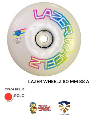 LLANTAS LAZER 80 mm 88 a luz roja