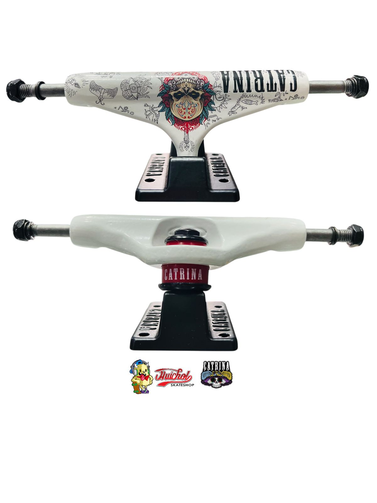 TRUCK CATRINA ROSE AND SKULL 139 mm