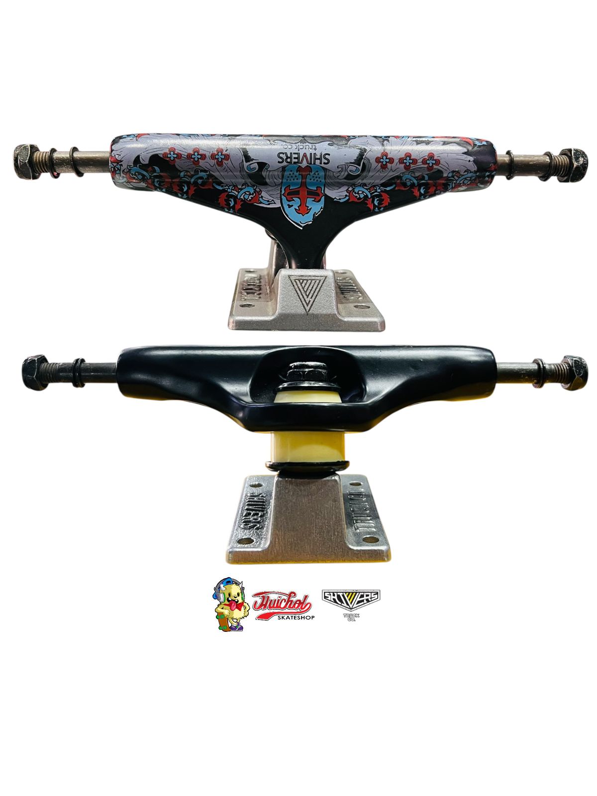 TRUCK SHIVERS BLACK SHIELD II 139mm