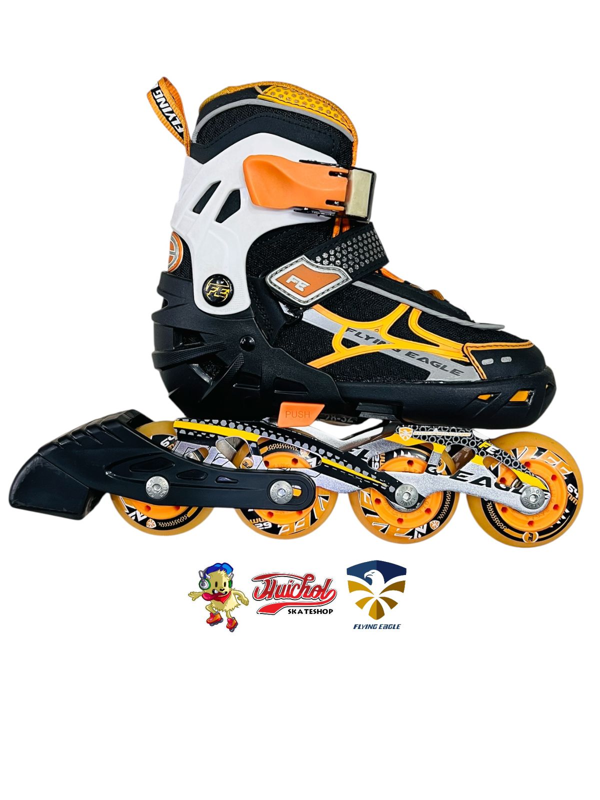 COMBO FLYING EAGLE FE NEGRO- NARANJA