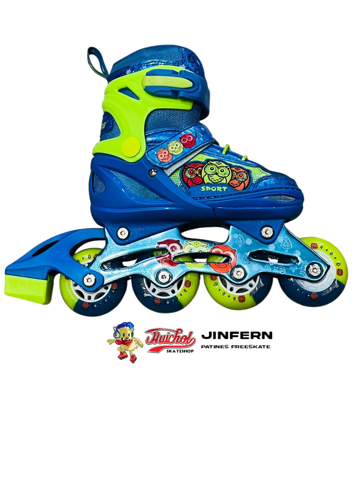 COMBO JINFERN BÚHO AZUL Y VERDE - Image 2