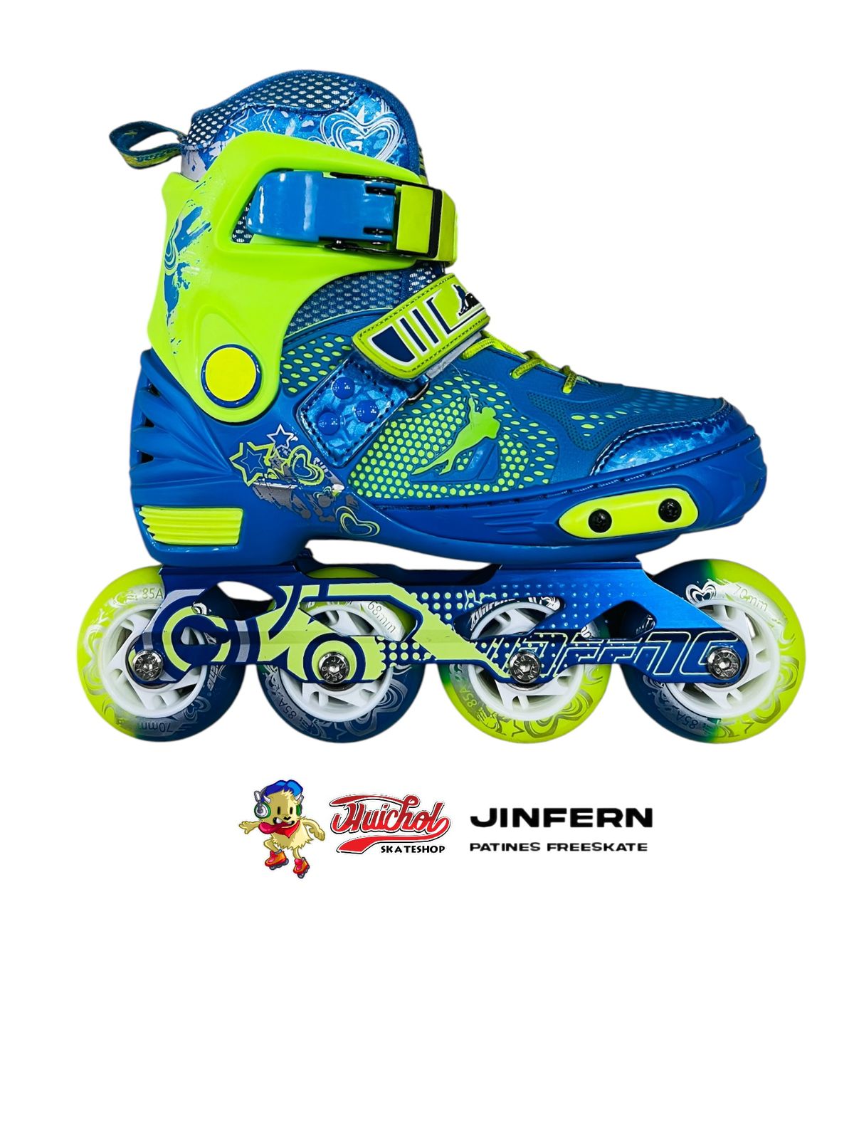 PATINES JINFERN VERDE Y AZUL