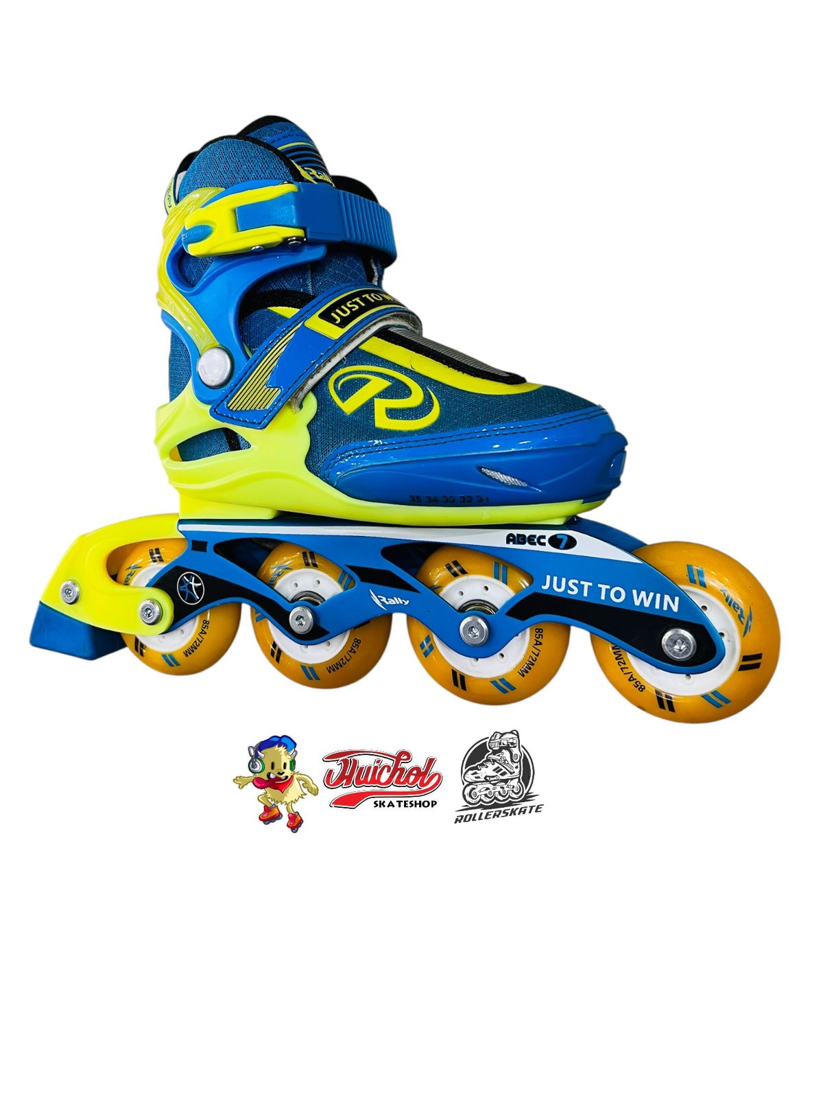 PATINES RALLY AZUL AMARILLO