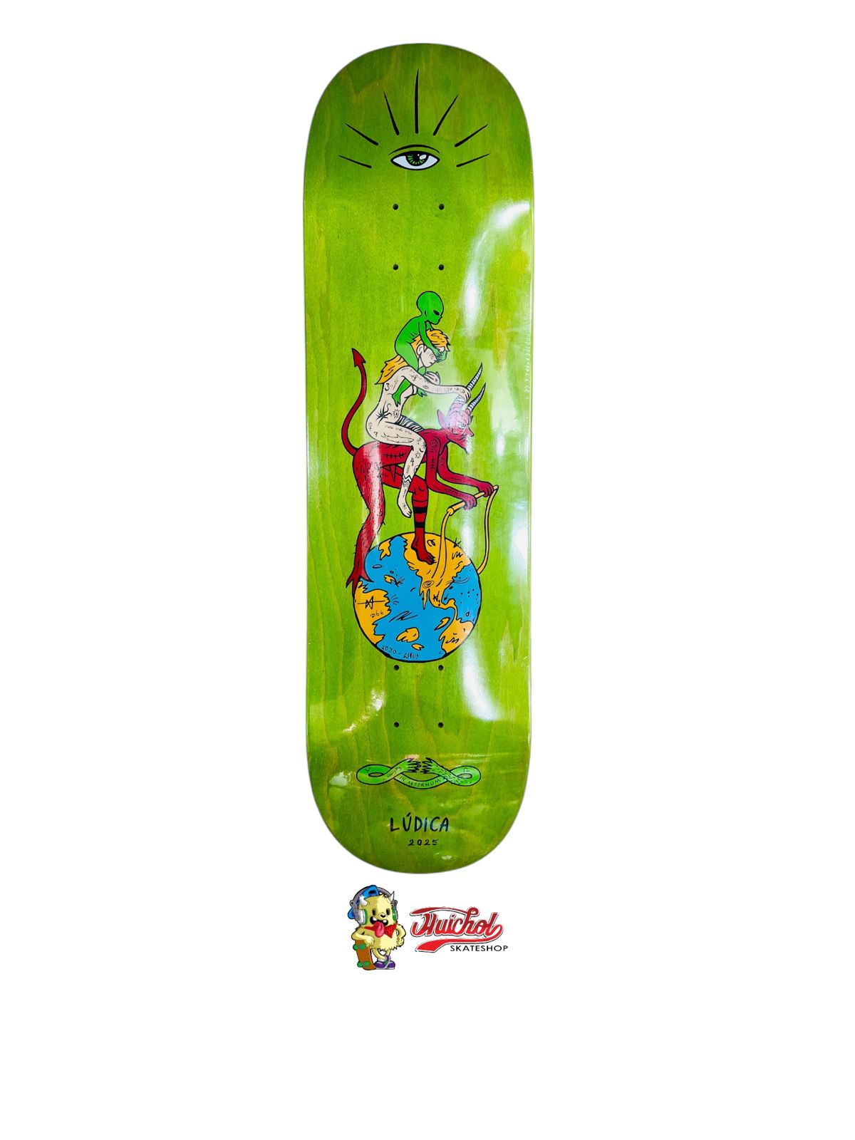 TABLA LÚDICA SKATEBOARDS TRIPLE CABALGATA 8.4