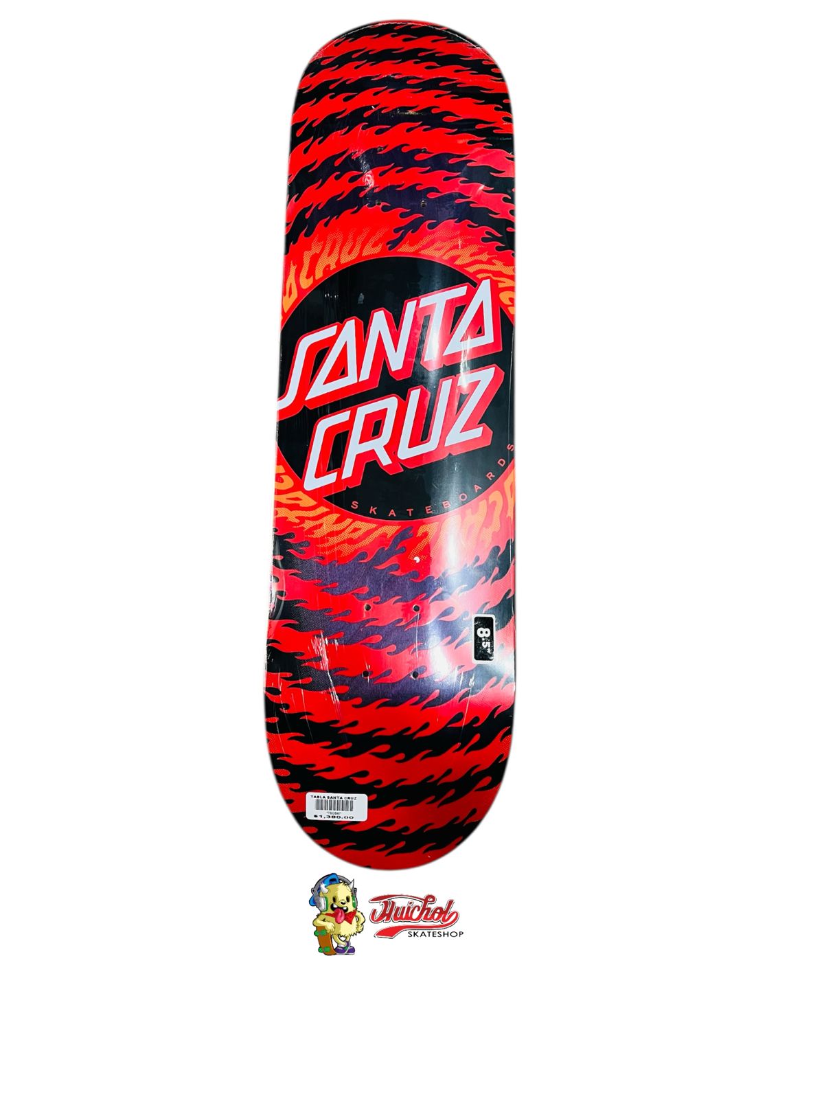 TABLA SANTA CRUZ CLASSIC DOT RED 8.5