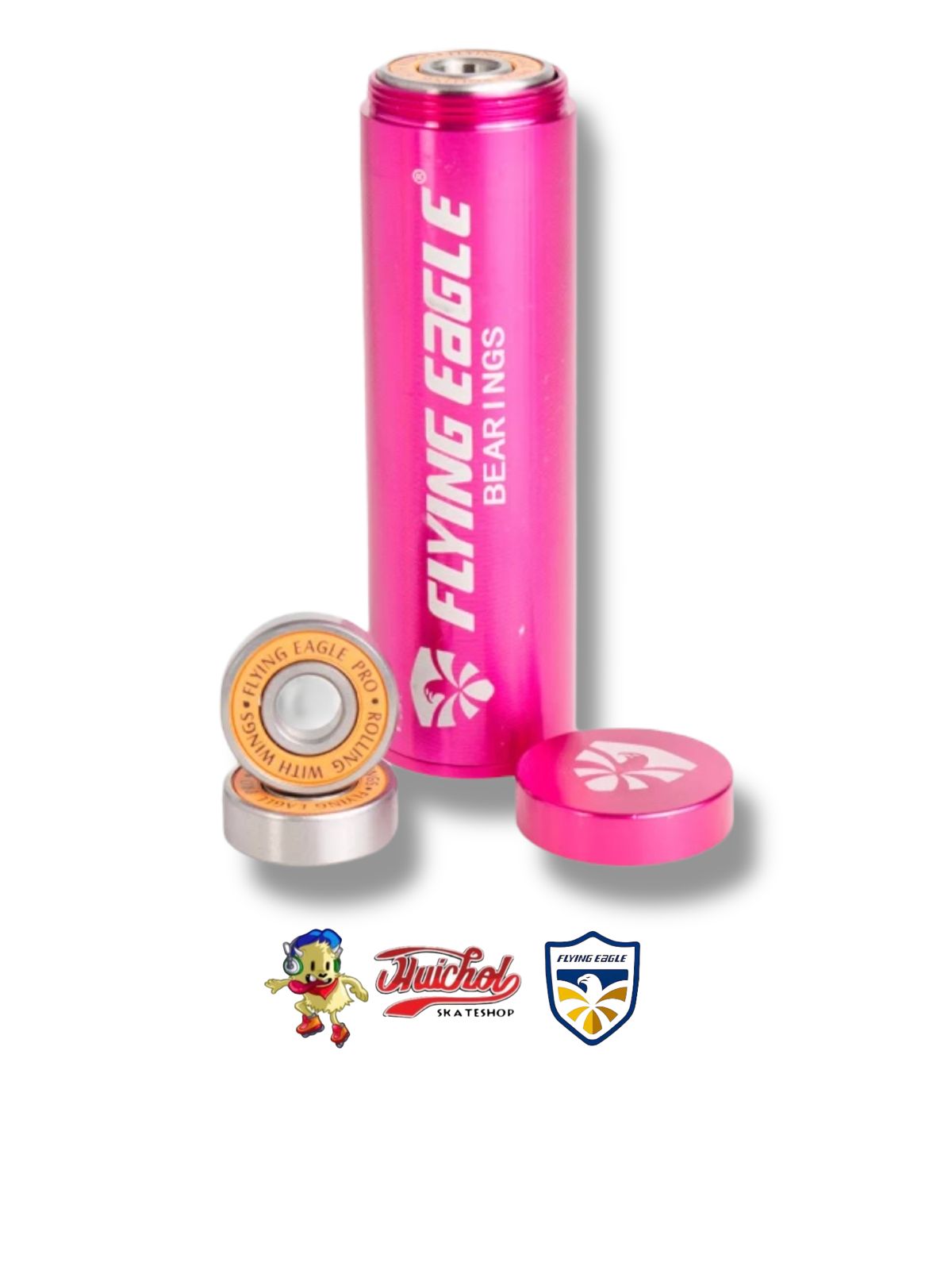 BALEROS PATINES FLYING EAGLE PRO ORANGE LID