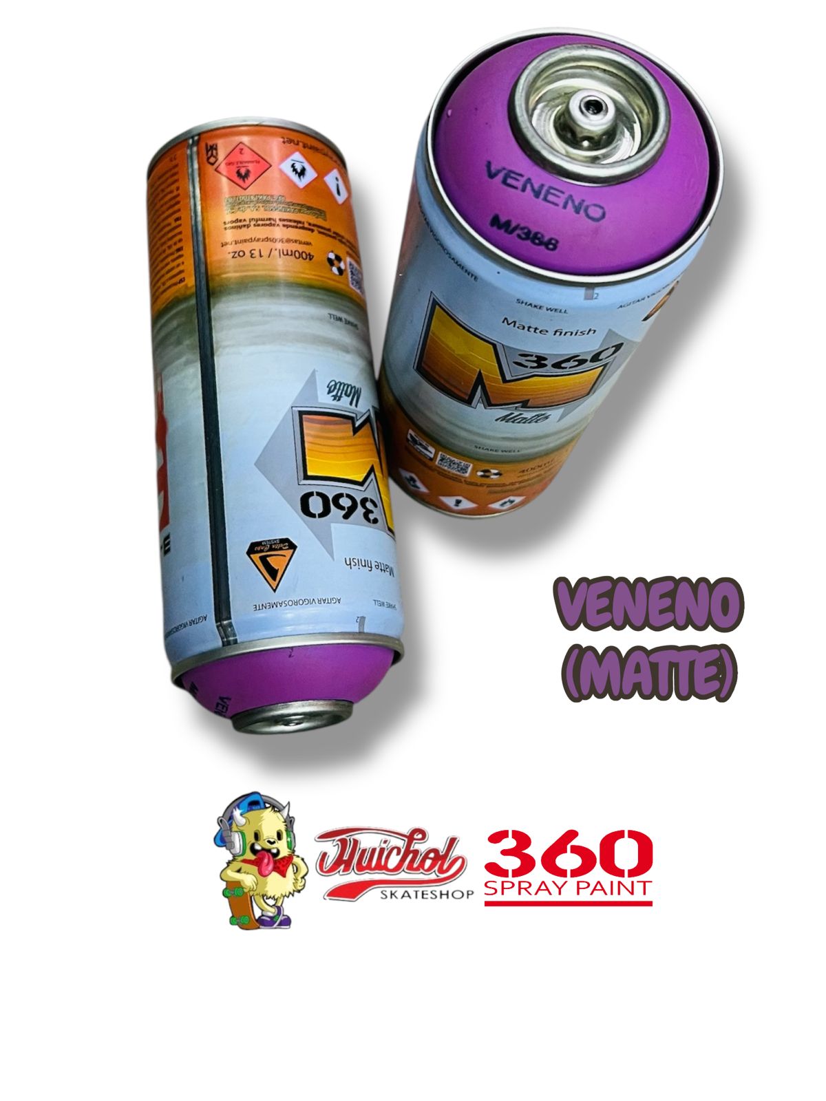 LATAS 360 SPRAY PAINT COLOR VENENO MATE 400ml