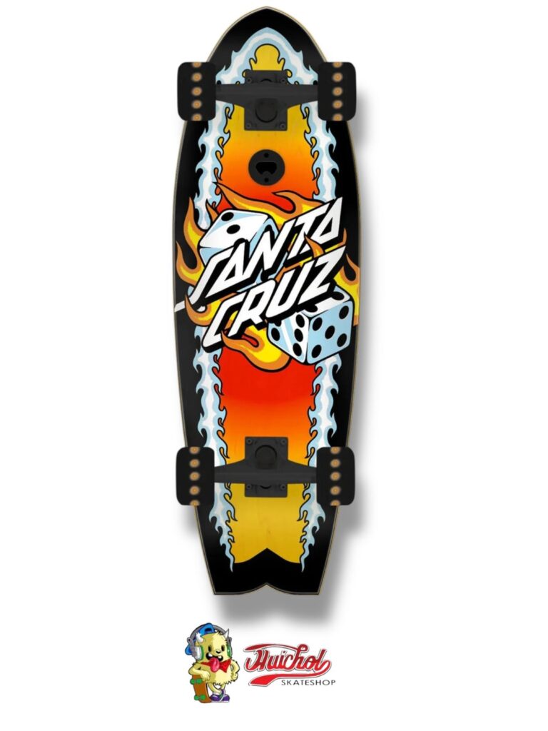 TABLA ARMADA SANTA CRUZ FLAMING DICE DON´T SHARK