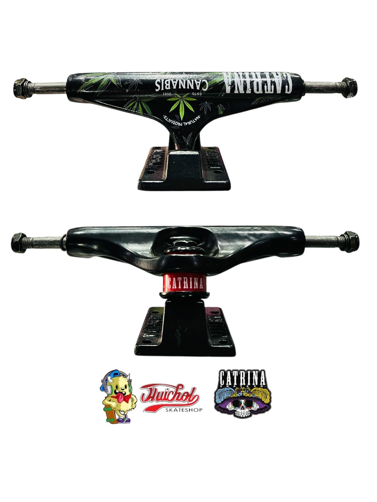 TRUCK PSYCHO 149mm CANNABIS BLACK