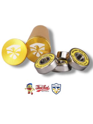 BALEROS PATINES FLYING EAGLE PRO YELLOW LID