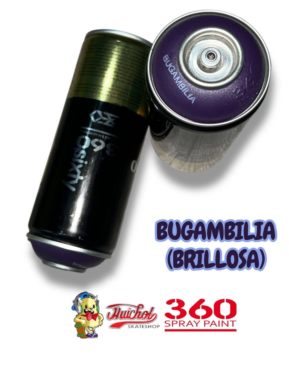 LATAS 360 SPRAY PAINT COLOR BUGAMBILIA BRILLOSA 400ml