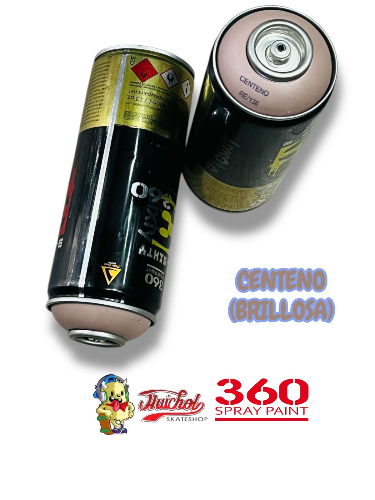LATAS 360 SPRAY PAINT COLOR CENTENO BRILLOSA 400ml