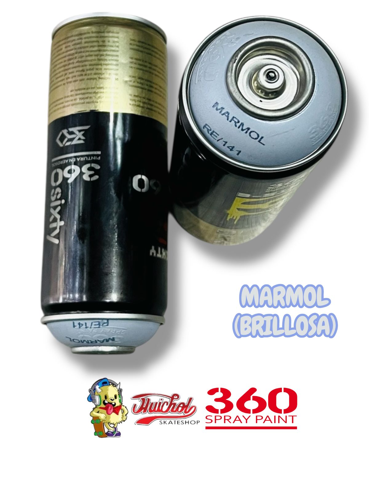 LATAS 360 SPRAY PAINT COLOR MARMOL BRILLOSA 400ml