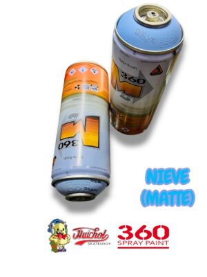 LATAS 360 SPRAY PAINT COLOR NIEVE MATE 400ml