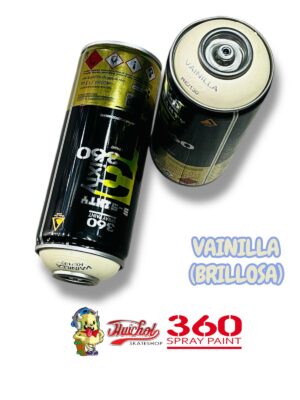LATAS 360 SPRAY PAINT COLOR VAINILLA BRILLOSA 400ml