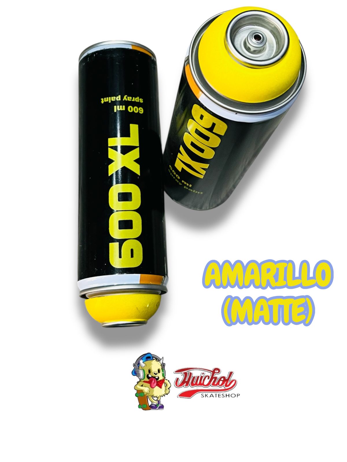 LATAS 600 XL COLOR AMARILLO MATE 600ml