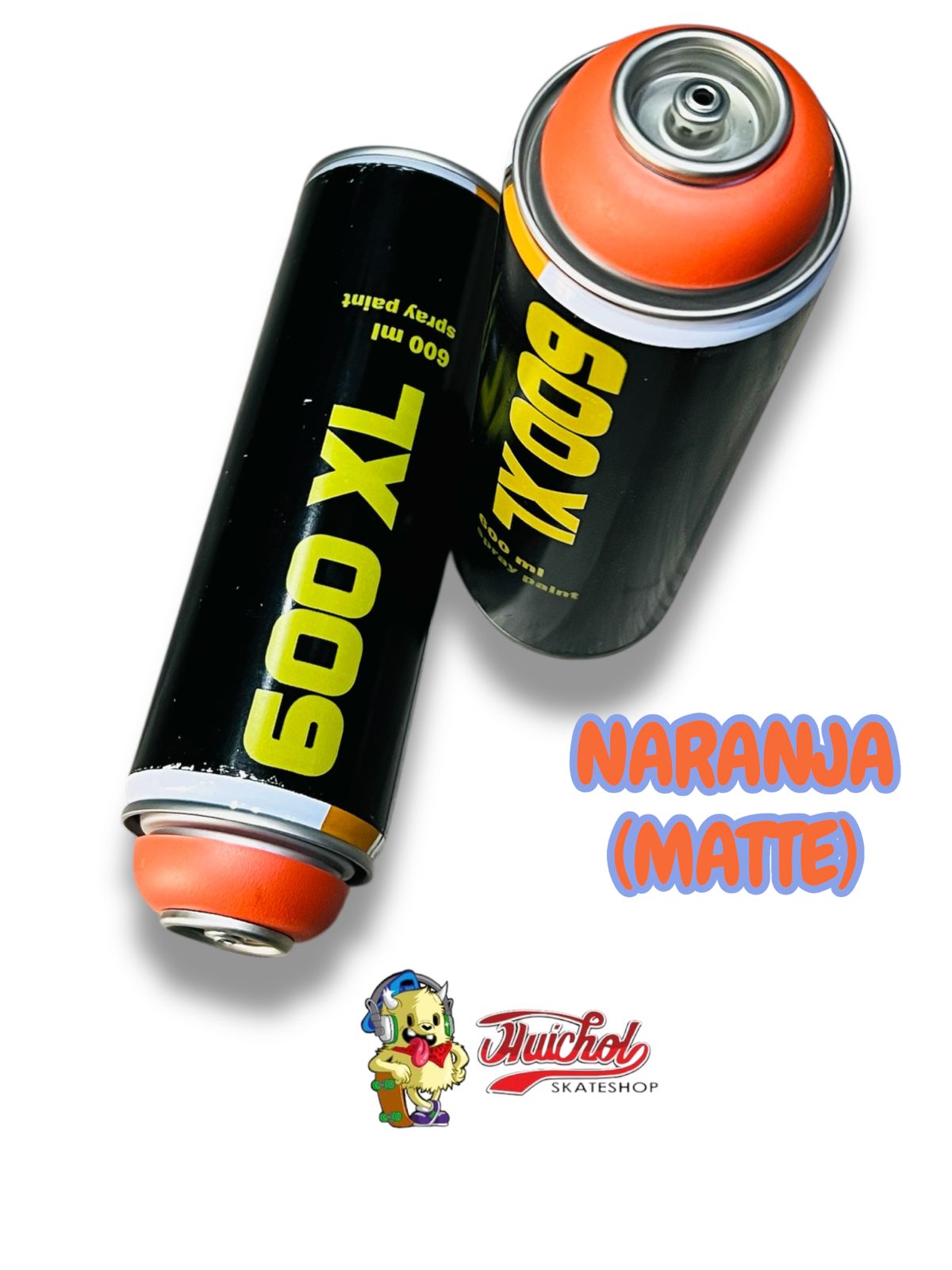 LATAS 600 XL COLOR NARANJA MATE 600ml