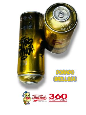 LATAS 360 SPRAY PAINT DORADO BRILLOSA