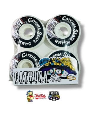 LLANTAS CATRINA DISEÑO CALACA 54mm (4 pzs)