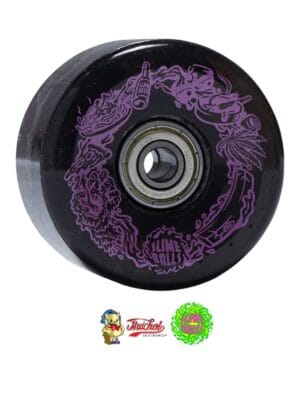 LLANTAS SMILE BALLS NEÓN VÓMIT LIGHT UP 60mm