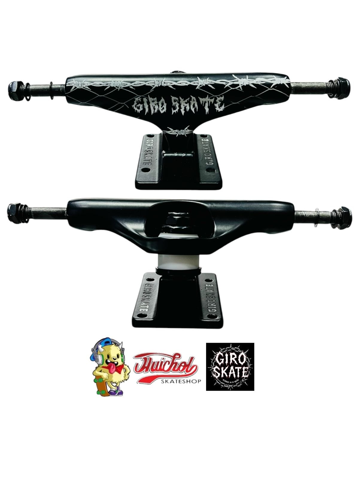 TRUCK GIRO SKATE POPPULAR BLACK 139mm