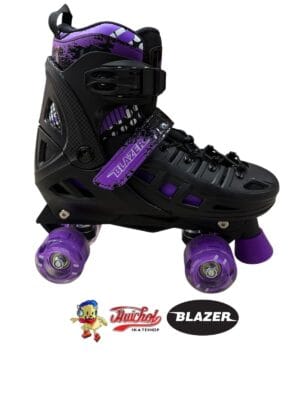 PATINES BLAZER BZ239-B 2 EN 1 CON LUZ LED BLACK& PURPPLE