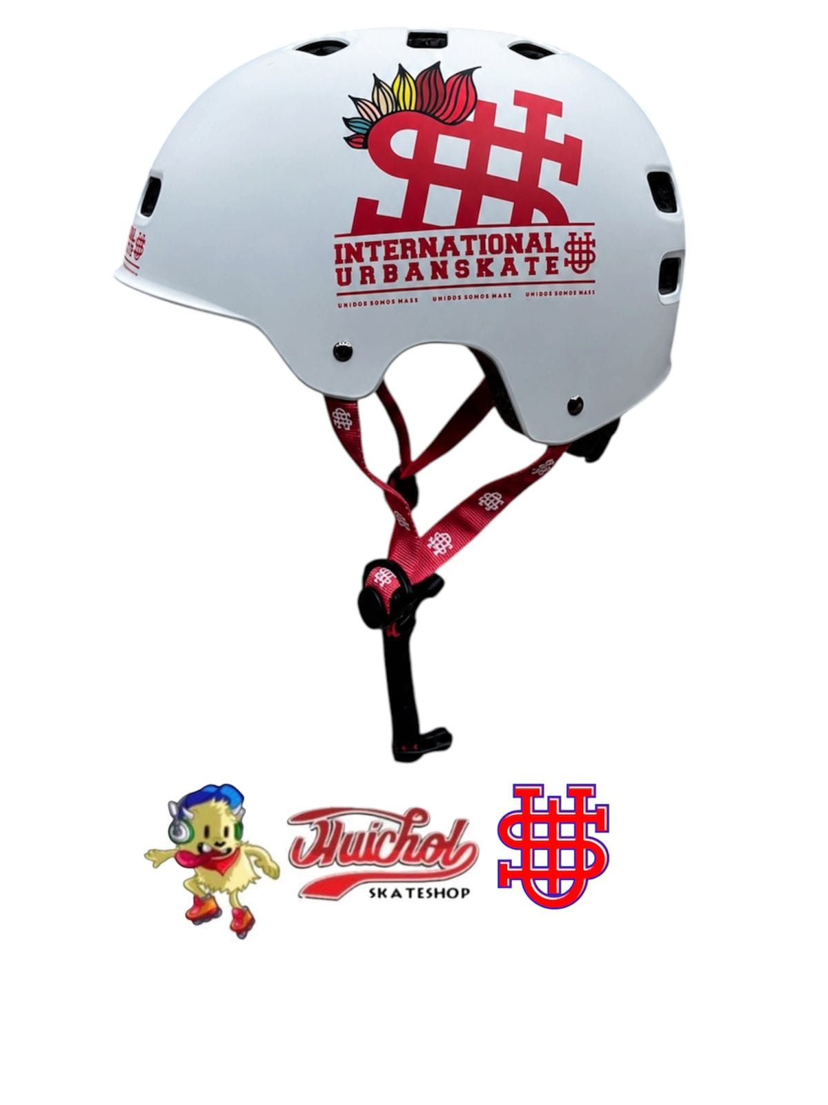 PROTECCIONES IUS SKATE CASCO BLANCO MATTE