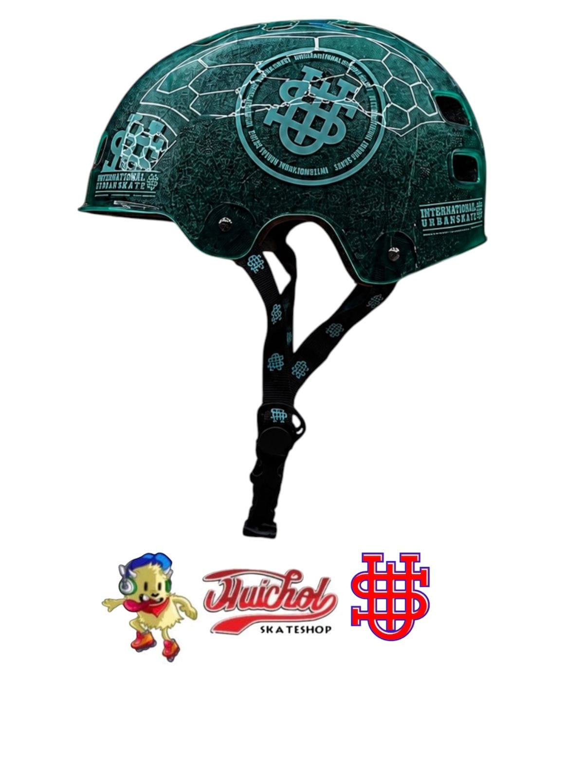 PROTECCIONES IUS SKATE CASCO VERDE