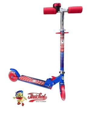 Scooter Ajustable con Luz en Ruedas Spider-Man